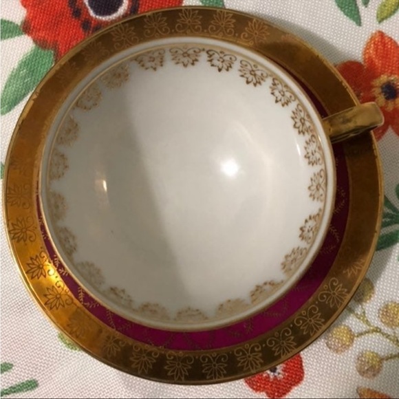 Beautiful Vintage Espresso Cup & Saucer - Picture 7 of 8